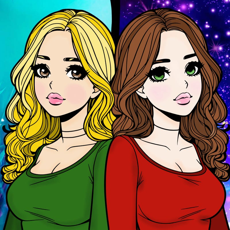 realistic twin sisters