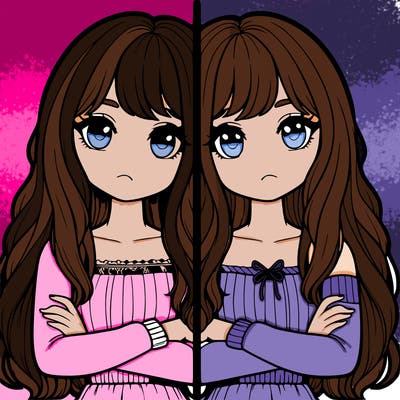 realistic girls split