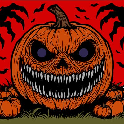 terrifying pumpkin