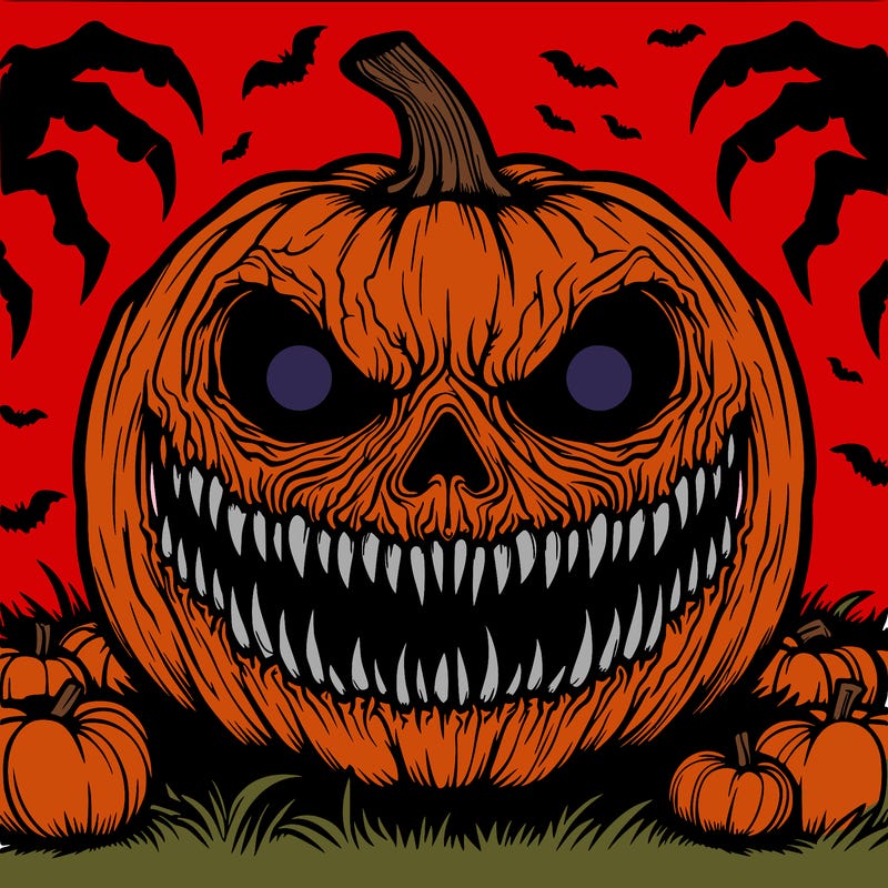terrifying pumpkin