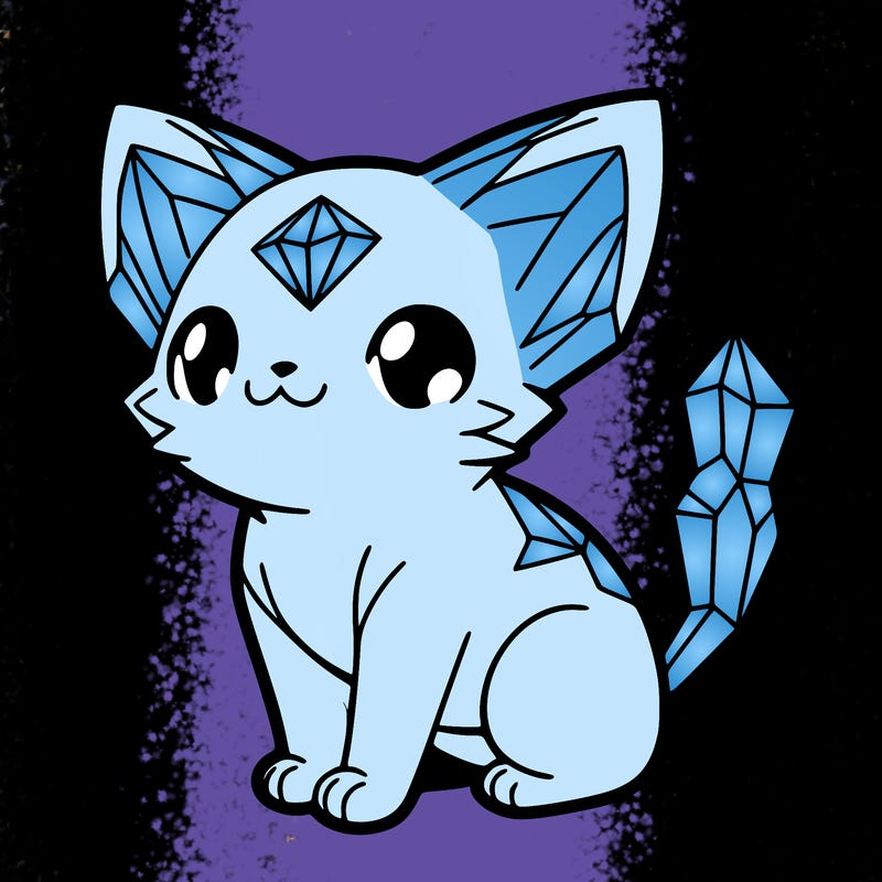 crystal kitten