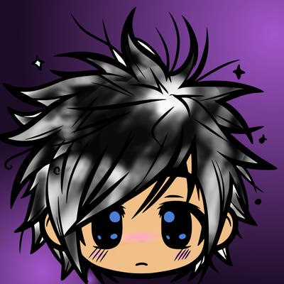 messy hair sharp eyes