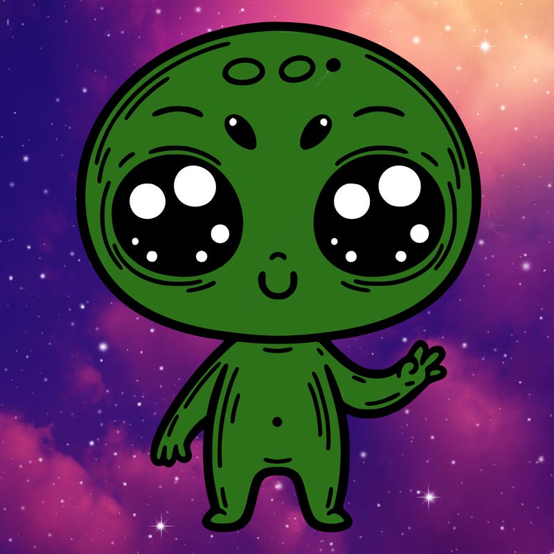 alien cute