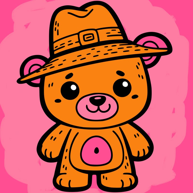 bear with hat