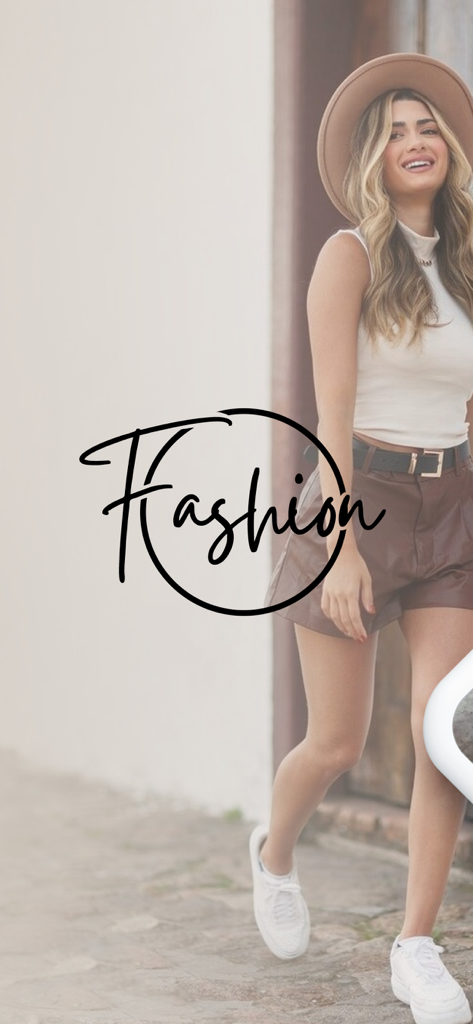 PeP - Fashion - A stylish young woman in trendy apparel and a hat walking outdoors with the Pep Fashion logo overlay