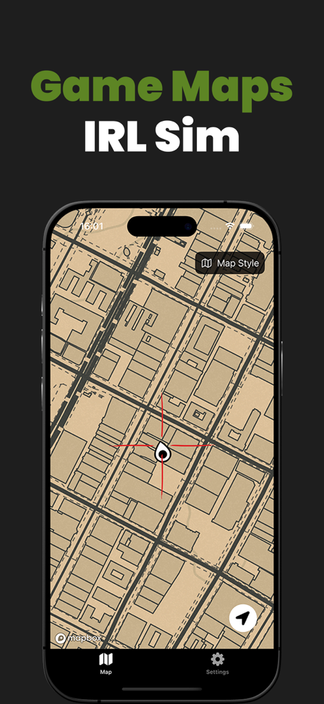 Game Maps - IRL Gaming Sim Map - Navigation App | MWM