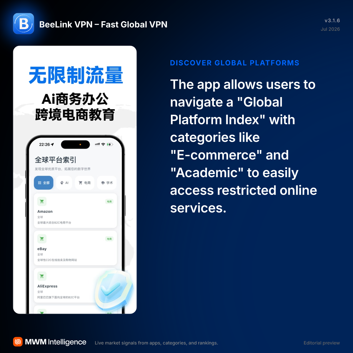 BeeLink VPN – Fast Global VPN - Utilities App | MWM