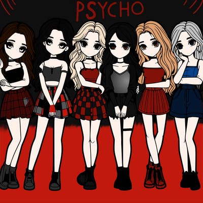 a group of girls realistic