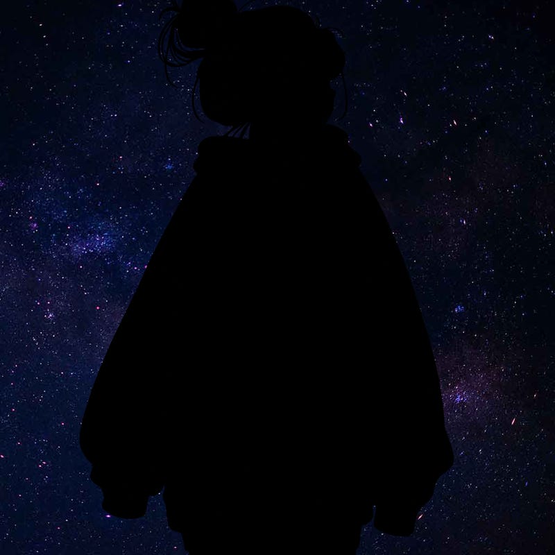 realistic girl with a oversized sweatshirt on and a bun