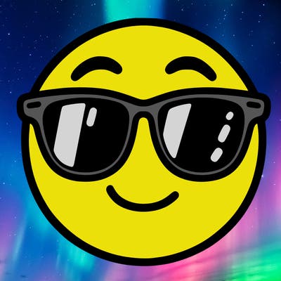 emoji with sunglasses