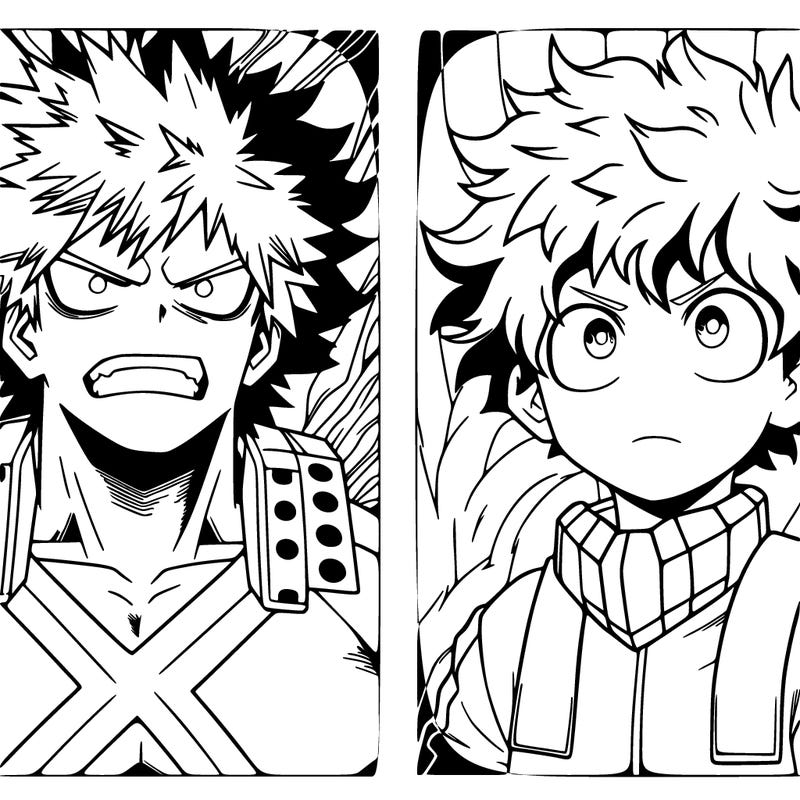 mha bakugo and deku