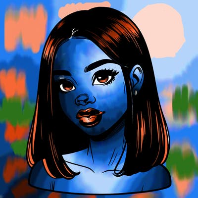 realistic black girl