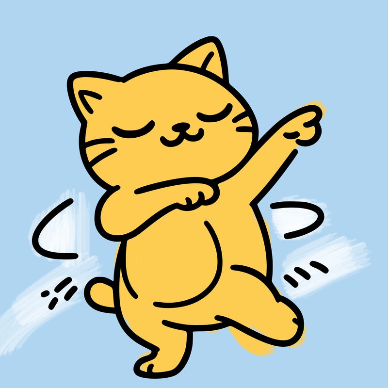 cat dancing