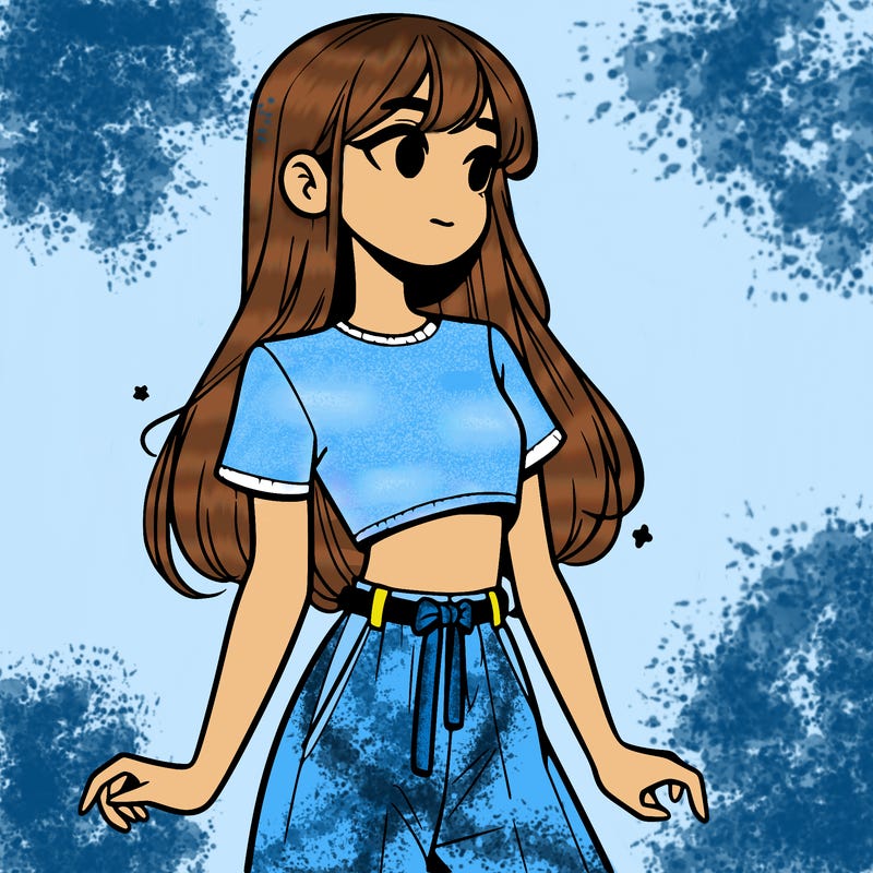 girl in a cute crop top