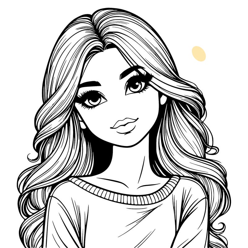 realistic beautiful girl