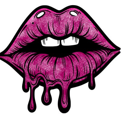 lips that look realistic and drip