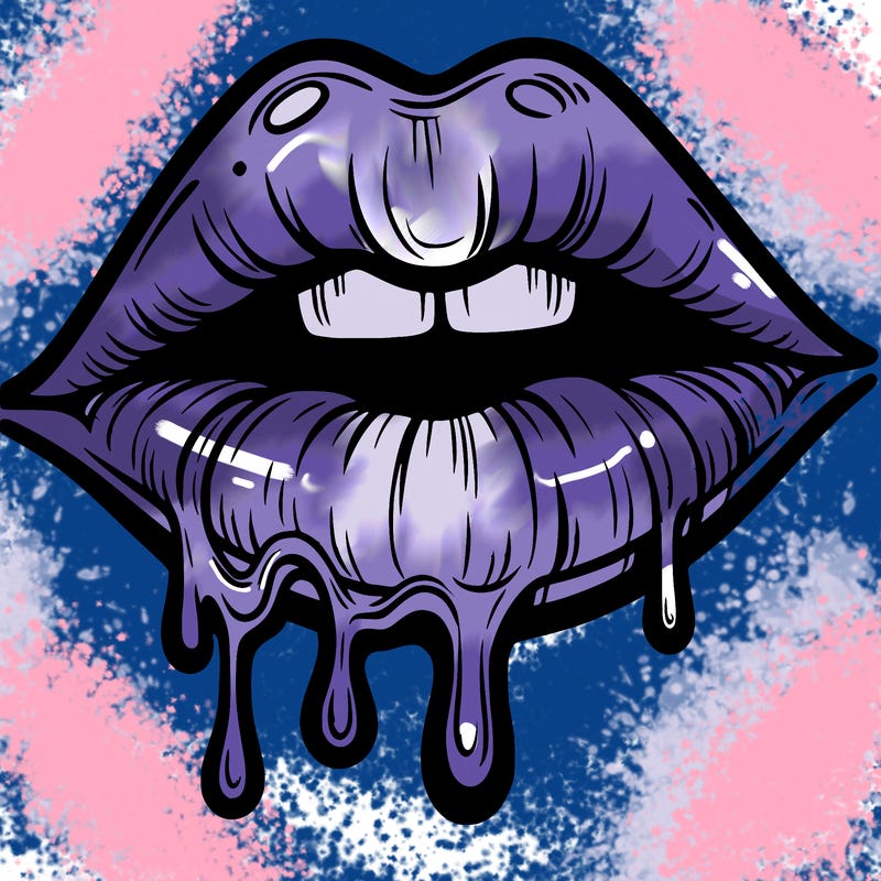 lips that look realistic and drip