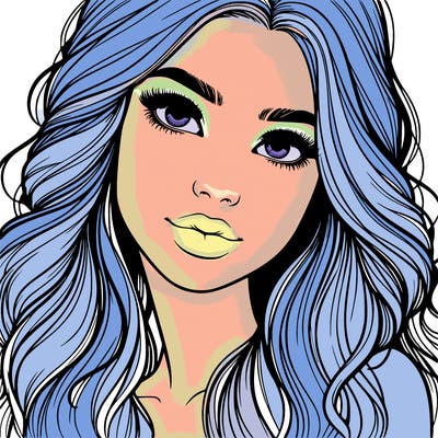 beautiful realistic girl