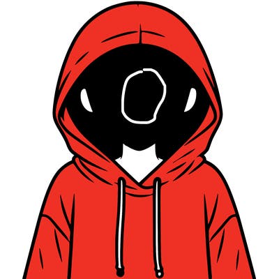 faceless girl in hoodie