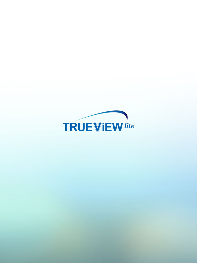 TRUEVIEW lite - TRUEVIEW lite app logo on a soft blurred background