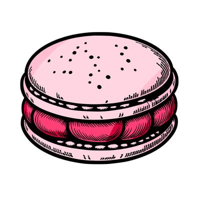 realistic macaroon