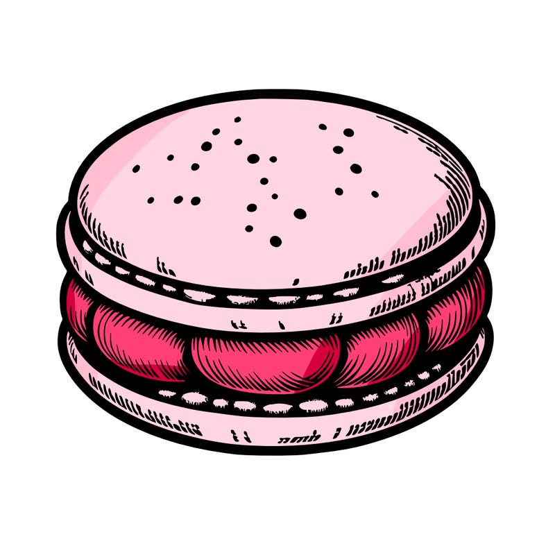 realistic macaroon