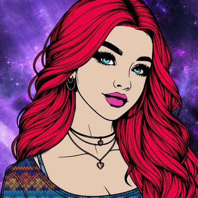 detailed realistic girl