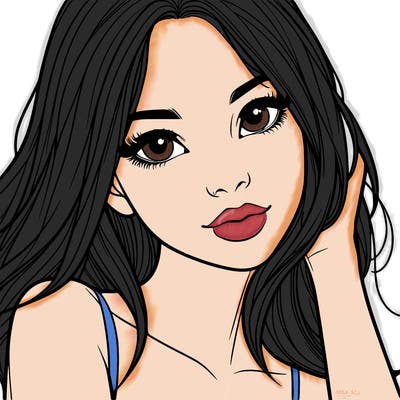 beautiful realistic girl