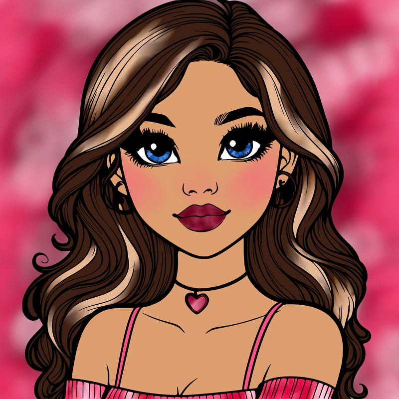 realistic pretty girl