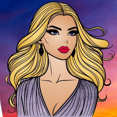 beautiful fashion woman