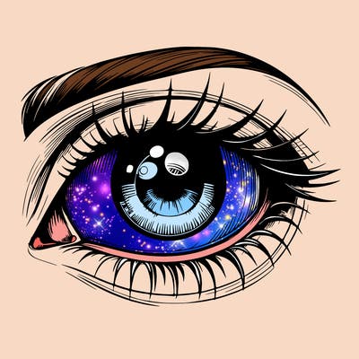 realistic eye
