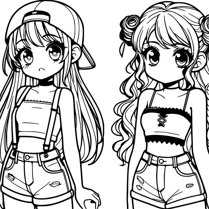 2 manga girls
