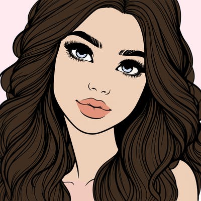 beautiful realistic girl