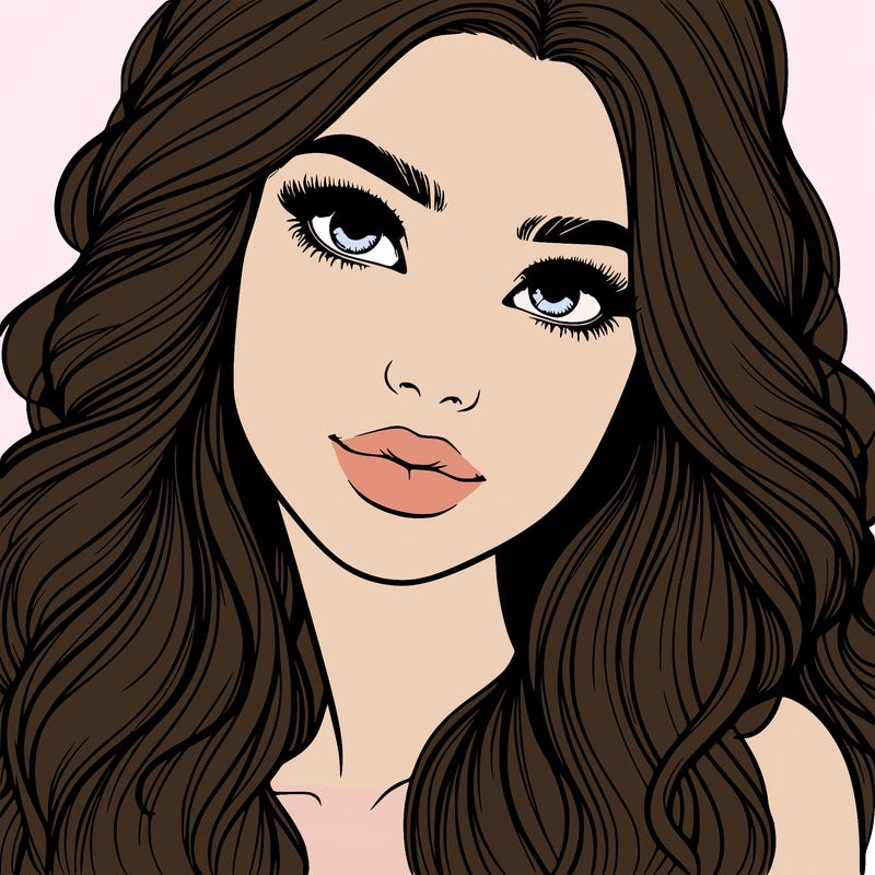 beautiful realistic girl