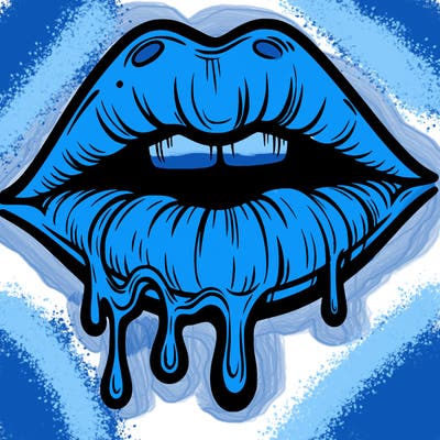 lips that look realistic and drip