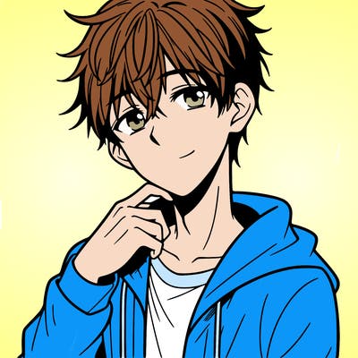 male manga character