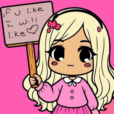 a girl holding a sign