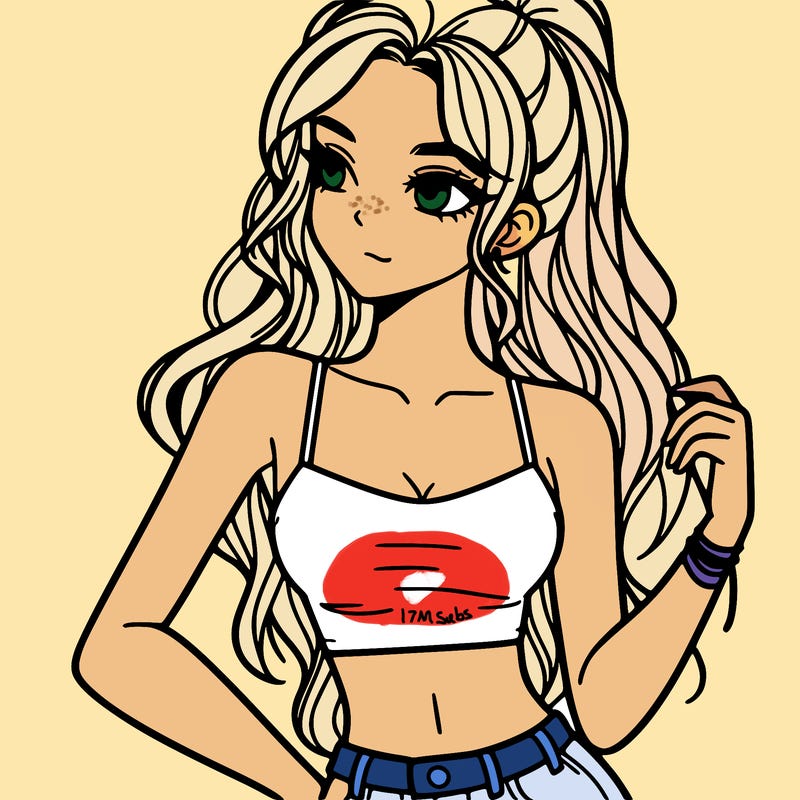 girl in crop top