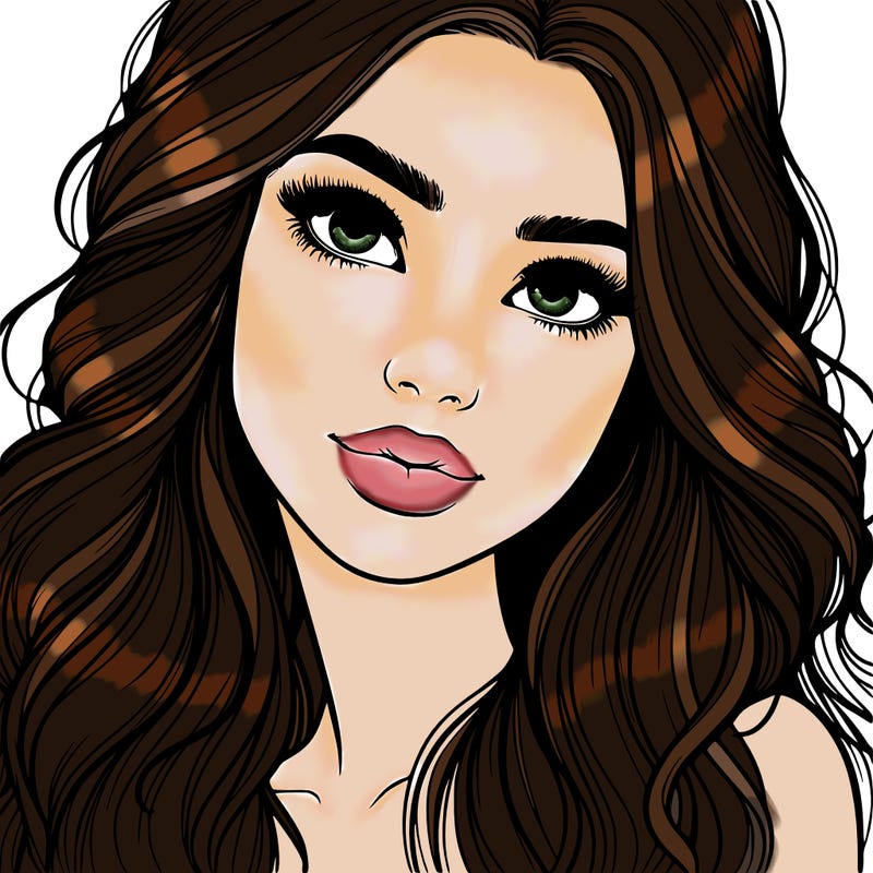 beautiful realistic girl