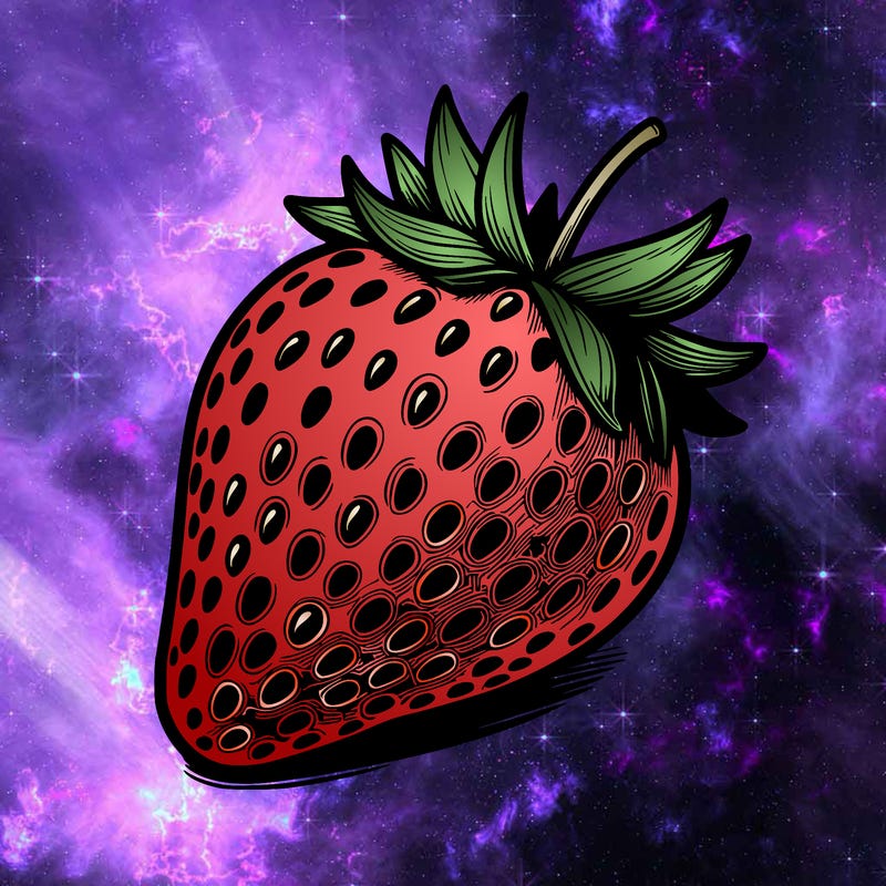 realstic strawberry