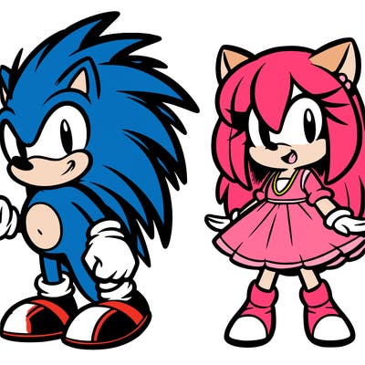 sonic and amy