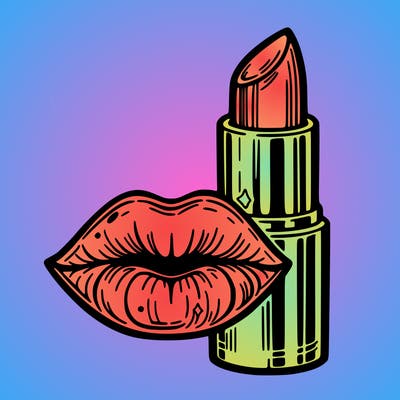 lips and lipstick