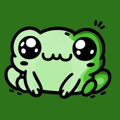 kawaii frog
