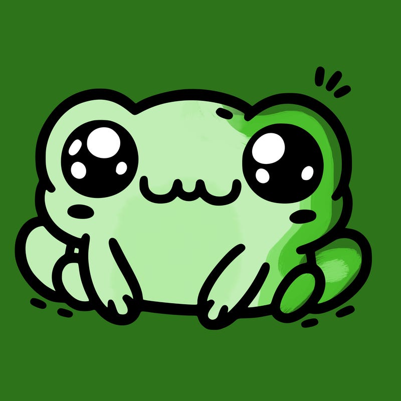 kawaii frog