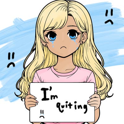 realistic girl holding a sign