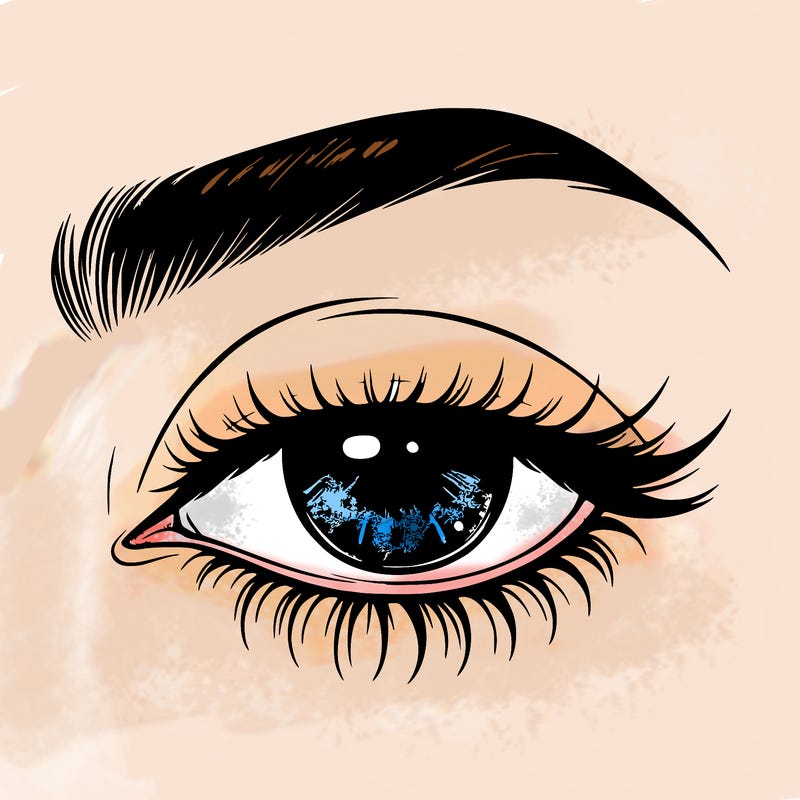 eye closed realistic