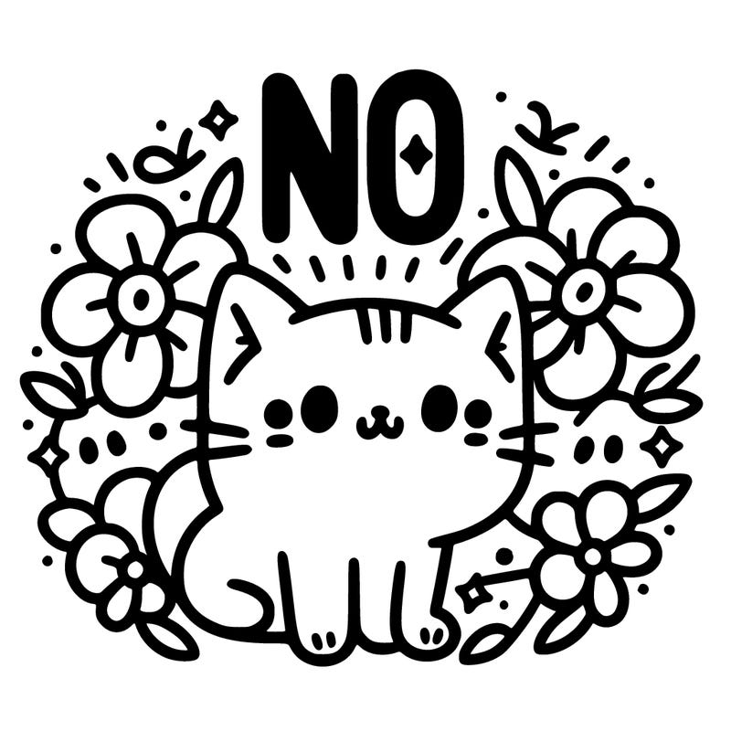 not cute cats with flowers around them