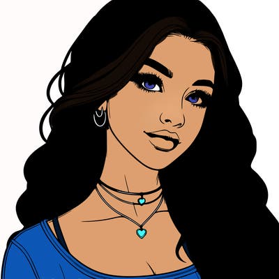 detailed realistic girl