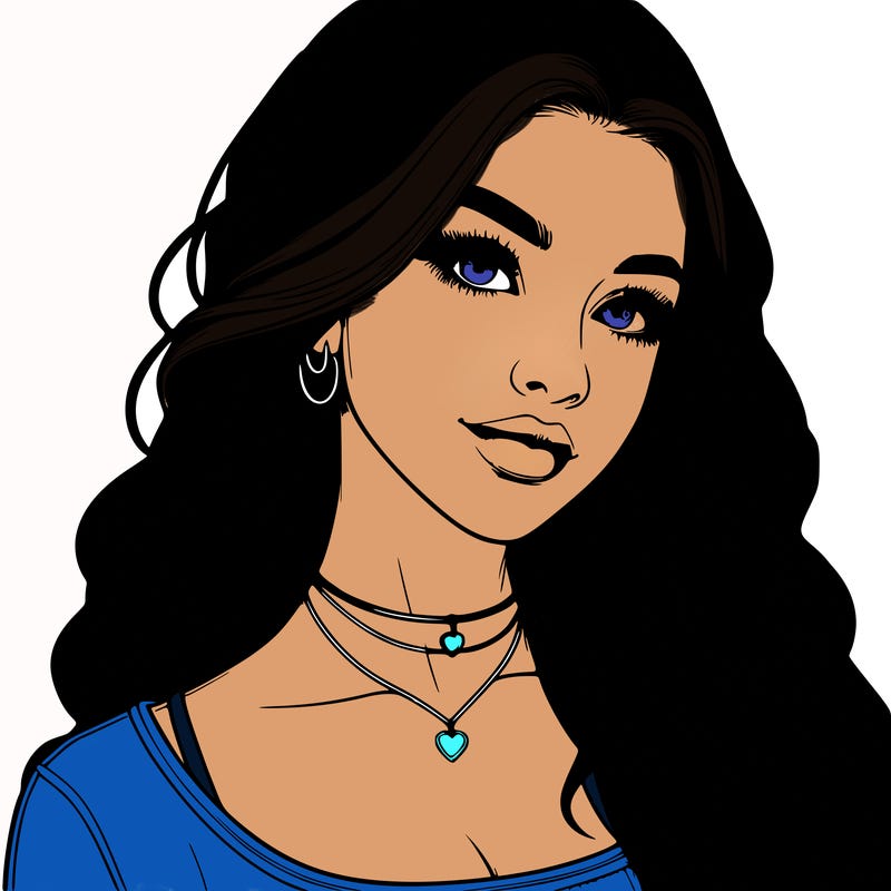 detailed realistic girl