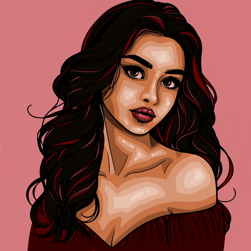 beautiful realistic girl